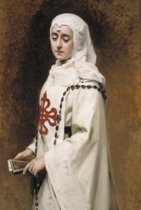 Portrait de María Guerrero en Doña Inés - Raimundo de Madrazo y Garreta